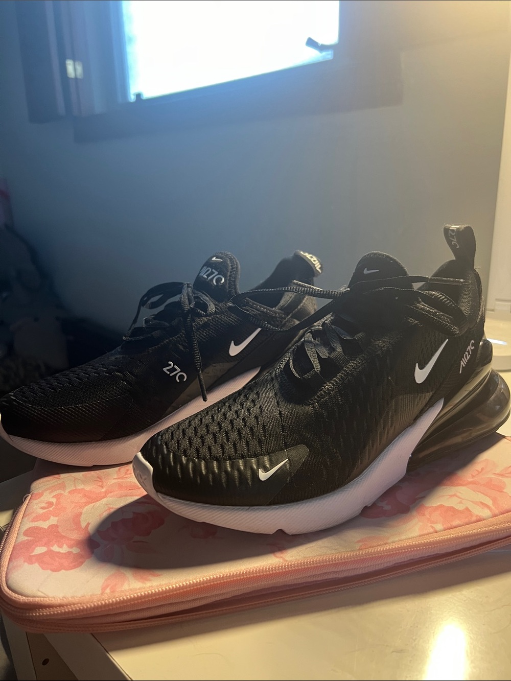 Nike Air Max 270 Women’s Black and White Sneakers